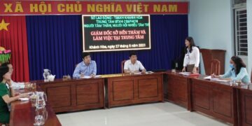 Giám đốc Sở Lao động – Thương binh và Xã hội đến thăm và làm việc tại Trung tâm