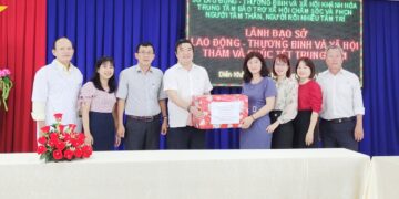 Lãnh đạo Sở Lao động – Thương binh và Xã hội thăm và chúc tết Trung tâm