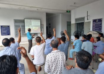 Tuyên truyền về phòng cháy, chữa cháy cho đối tượng khi xảy ra hỏa hoạn tại Trung tâm