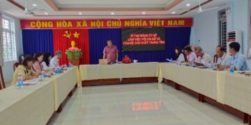 Bí thư Đảng Ủy Sở làm việc với Chi bộ và cán bộ chủ chốt Trung tâm