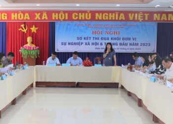 Hội nghị sơ kết thi đua Khối đơn vị sự nghiệp xã hội 6 tháng đầu năm 2023