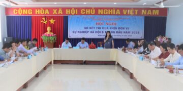 Hội nghị sơ kết thi đua Khối đơn vị sự nghiệp xã hội 6 tháng đầu năm 2023