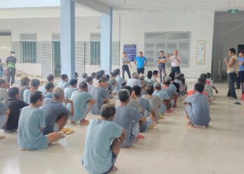 Tập huấn kỹ năng thoát hiểm cho đối tượng khi có hỏa hoạn xảy ra tại Trung tâm