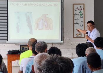 Tuyên truyền phòng, chống bệnh Lao cho đối tượng đang được nuôi dưỡng tại Trung tâm