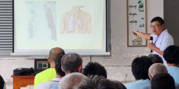 Tuyên truyền phòng, chống bệnh Lao cho đối tượng đang được nuôi dưỡng tại Trung tâm