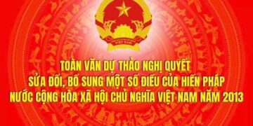 Nghị quyết Sửa đổi, bổ sung một số điều của Hiến pháp nước Cộng hòa xã hội chủ nghĩa Việt Nam năm 2013